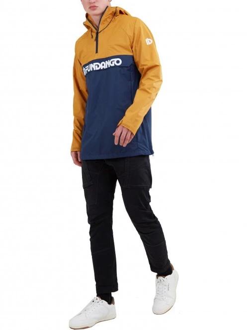 haine de ploaie pt. barbati Fundango Salmo Logo Anorak galben 4