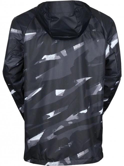 haine de ploaie pt. barbati Fundango Salmo Logo Anorak negru 10