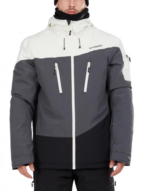 geaca de schi pt. barbati Fundango Privet Allmountain Jacket alb 2