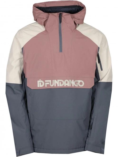 geaca de schi pt. barbati Fundango Burnaby Logo Anorak violet 9