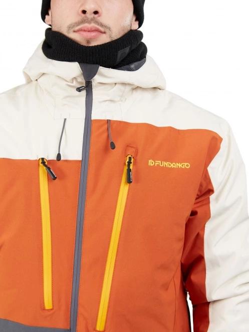 geaca de schi pt. barbati Fundango Atlas Allmountain Jacket alb 6