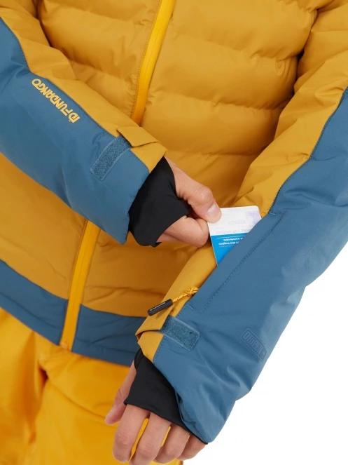 geaca de schi matlasata pt. barbati Fundango Orion Padded Jacket maro 6