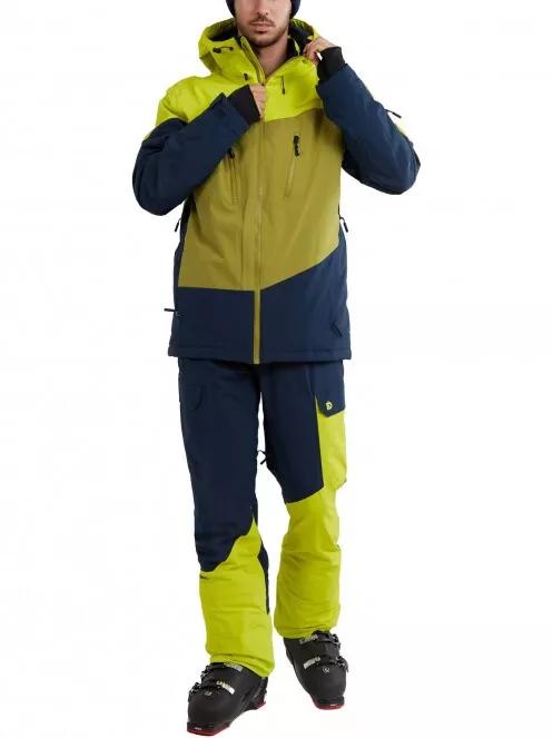 geaca de schi pt. barbati Fundango Privet Jacket galben 4
