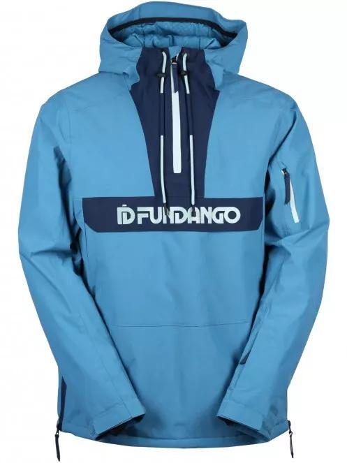 geaca de schi pt. barbati Fundango Burnaby Logo Anorak albastru deschis 6