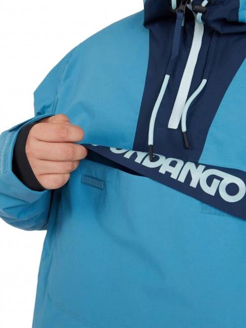 geaca de schi pt. barbati Fundango Burnaby Logo Anorak albastru deschis 4