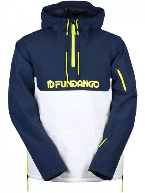 geaca de schi pt. barbati Fundango Burnaby Logo Anorak alb 7