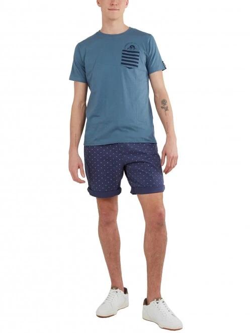 pantaloni scurti pt. barbati Fundango North Shore Chino Shorts albastru inchis 6