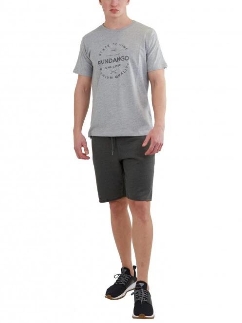 pantaloni scurti pt. barbati Fundango Woody Sweatshort oliv 4