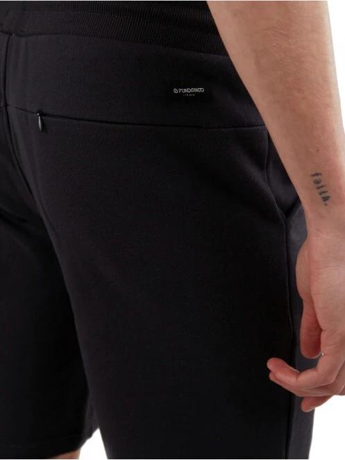 pantaloni scurti pt. barbati Fundango Delon Sweatshort negru 6