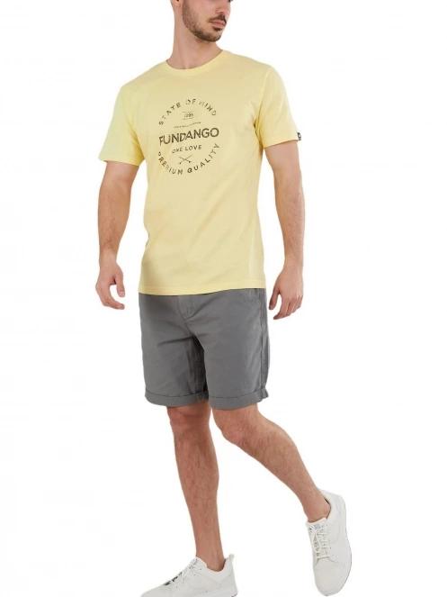 pantaloni scurti pt. barbati Fundango North Shore Chino Shorts oliv 4