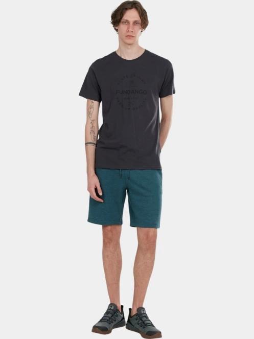 pantaloni scurti de trening pt. barbati Fundango Delon Sweatshorts verde 4