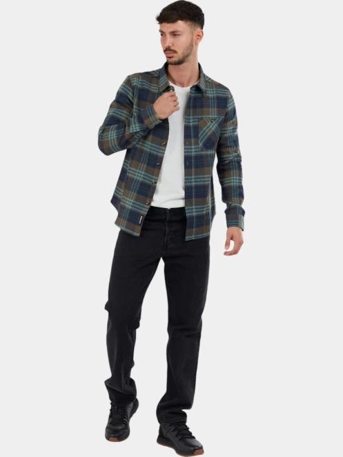 camasa cu maneci lungi pt. barbati Fundango Harris Shirt albastru 4