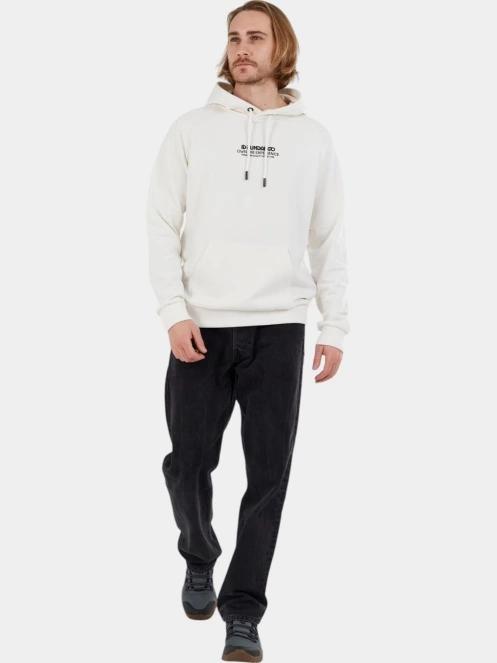 pulover pt. barbati Fundango Kronos Hooded Sweatshirt alb 4