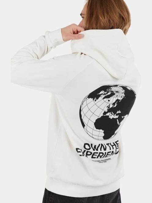 pulover pt. barbati Fundango Kronos Hooded Sweatshirt alb 6