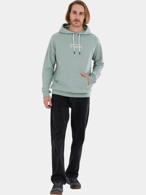 pulover pt. barbati Fundango Kronos Hooded Sweatshirt verde 5