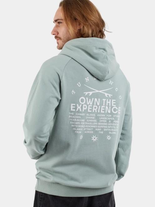 pulover pt. barbati Fundango Kronos Hooded Sweatshirt verde 6