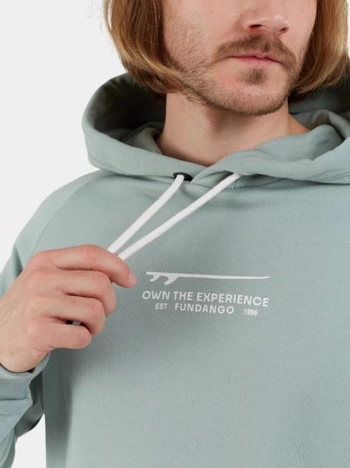 pulover pt. barbati Fundango Kronos Hooded Sweatshirt verde 8