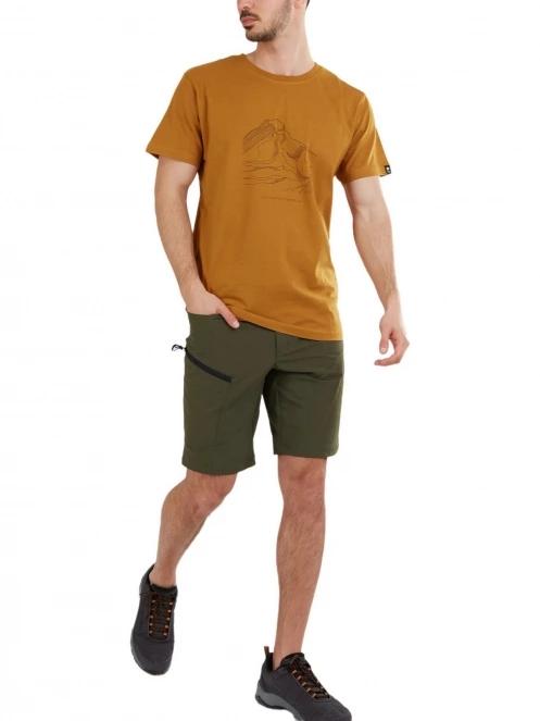 tricou cu maneci scurte pt. barbati Fundango Legend T-shirt galben 4