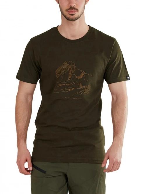 tricou cu maneci scurte pt. barbati Fundango Legend T-shirt oliv 2