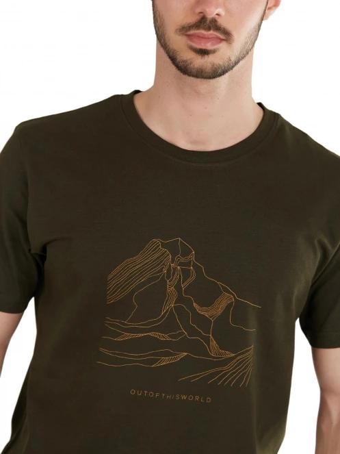tricou cu maneci scurte pt. barbati Fundango Legend T-shirt oliv 6