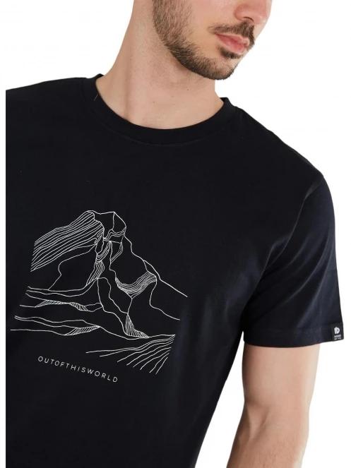 tricou cu maneci scurte pt. barbati Fundango Legend T-shirt negru 5
