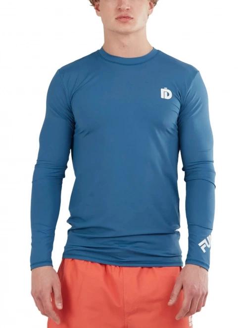 lycra cu maneci lungi pt. barbati Fundango Manado Long Rashguard albastru inchis 2