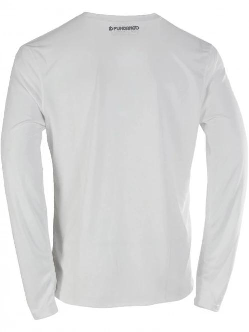 lycra cu maneci lungi pt. barbati Fundango Maurice Long Rashguard alb 8