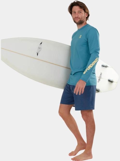 lycra cu maneci lungi pt. barbati Fundango Manado Long II Rashguard verde 4