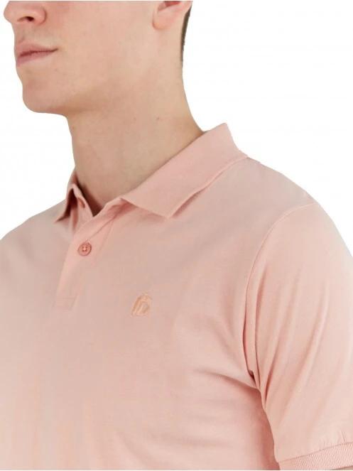 tricou cu guler pt. barbati Fundango Incognito Mono Poloshirt roz 5