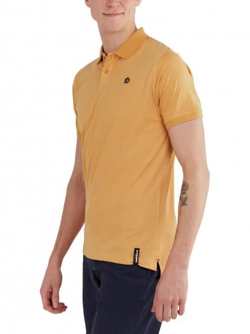 tricou cu guler pt. barbati Fundango Incognito Mono Poloshirt galben 2