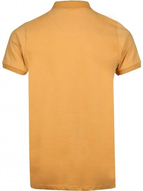 tricou cu guler pt. barbati Fundango Incognito Mono Poloshirt galben 7