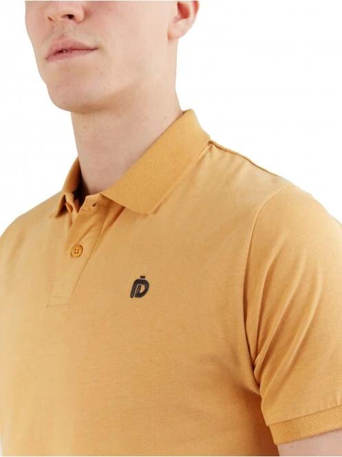 tricou cu guler pt. barbati Fundango Incognito Mono Poloshirt galben 4