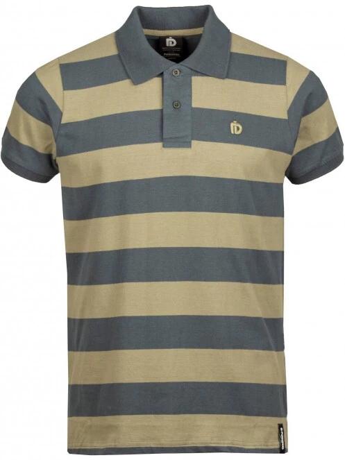 tricou cu guler pt. barbati Fundango Incognito Stripe Poloshirt oliv 7