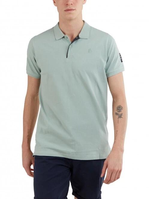 tricou cu guler pt. barbati Fundango Molton Poloshirt verde 2