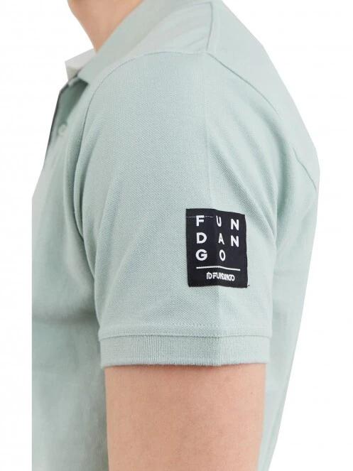 tricou cu guler pt. barbati Fundango Molton Poloshirt verde 5