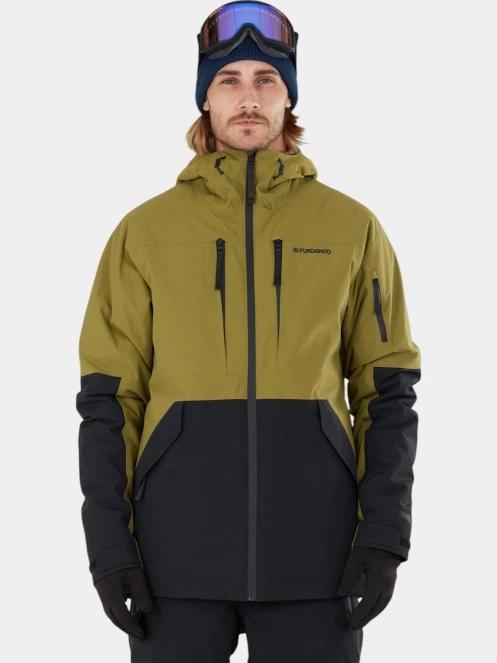 geaca de schi pt. barbati Fundango Baily ECO Allmountain Jacket verde 2