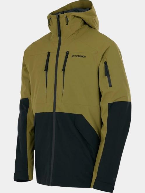 geaca de schi pt. barbati Fundango Baily ECO Allmountain Jacket verde 11