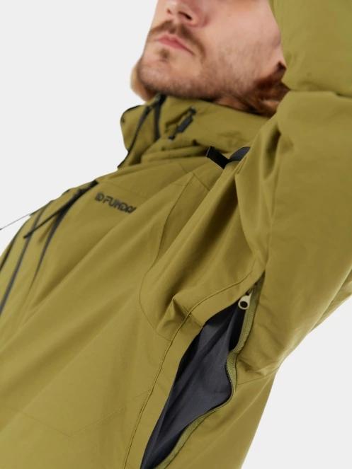geaca de schi pt. barbati Fundango Baily ECO Allmountain Jacket verde 7