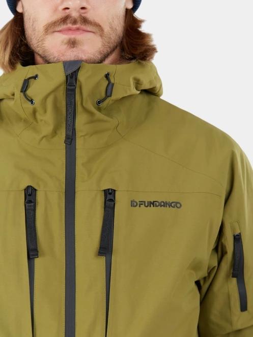 geaca de schi pt. barbati Fundango Baily ECO Allmountain Jacket verde 8