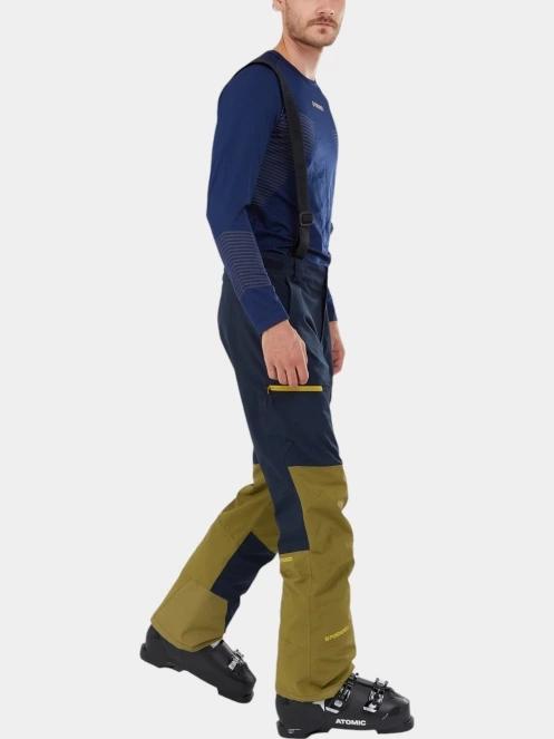 pantaloni de schi pt. barbati Fundango Teak Colourblock Pants verde 5