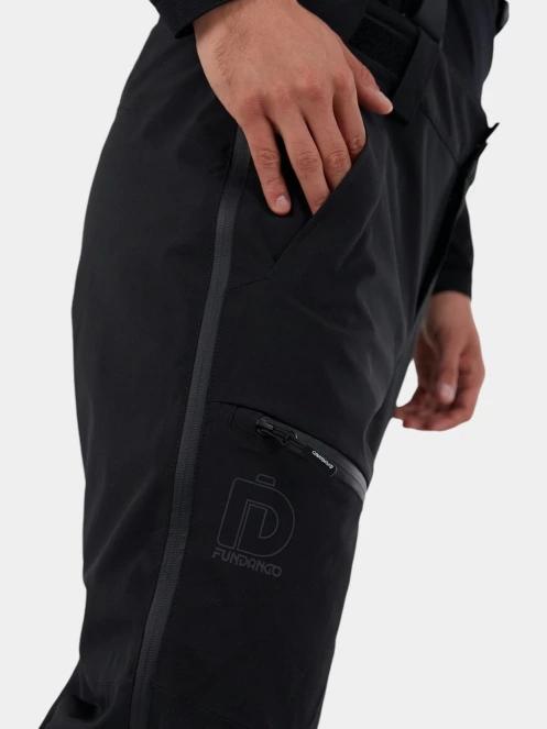 pantaloni de schi pt. barbati Fundango Mugo Fullzip Pants negru 7