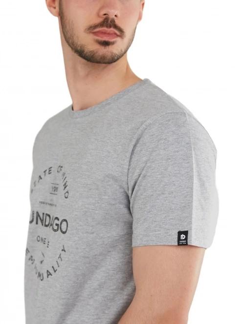 tricou cu maneci scurte pt. barbati Fundango Basic-T Logo 04 gri 5
