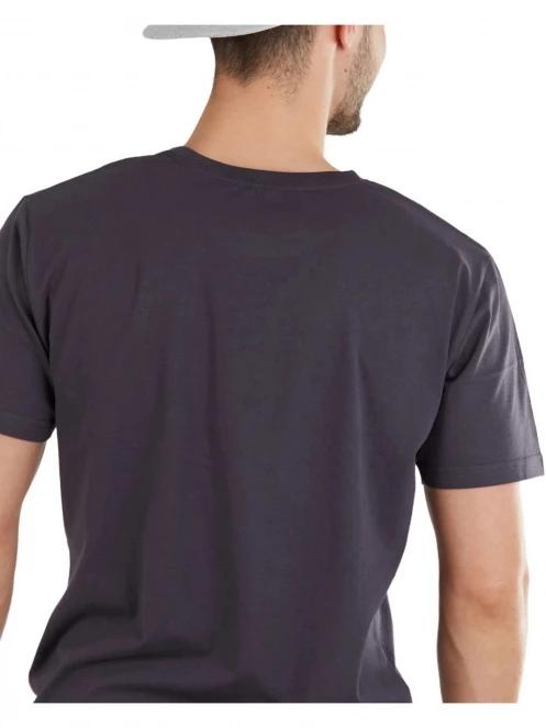 tricou cu maneci scurte pt. barbati Fundango Basic-T Logo 04 gri 6