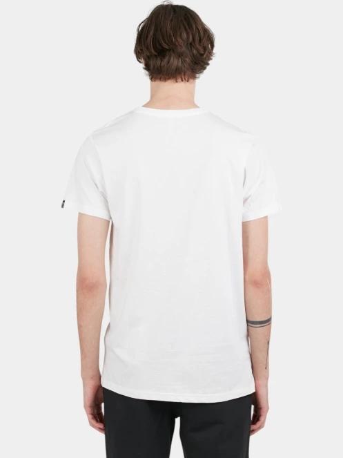 tricou cu maneci scurte pt. barbati Fundango Basic-T Logo 04 alb 3