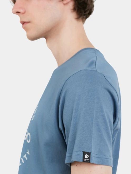 tricou cu maneci scurte pt. barbati Fundango Basic-T Logo 04 albastru 6