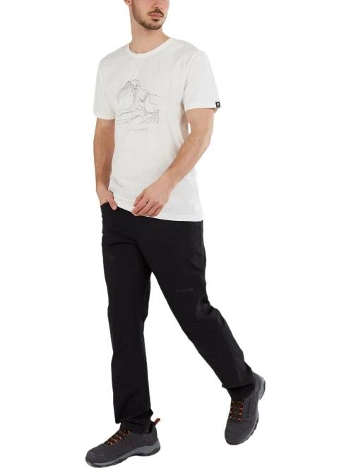 tricou cu maneci scurte pt. barbati Fundango Basic-T Logo 11 alb 4