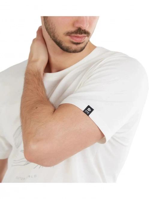tricou cu maneci scurte pt. barbati Fundango Basic-T Logo 11 alb 5