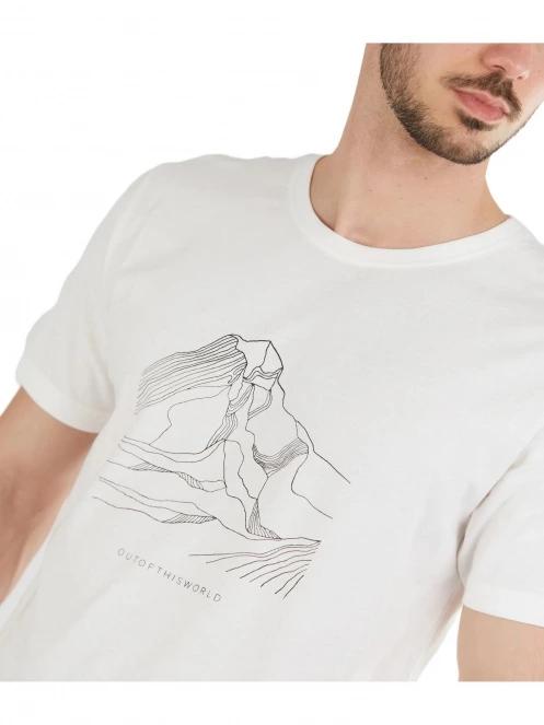 tricou cu maneci scurte pt. barbati Fundango Basic-T Logo 11 alb 6