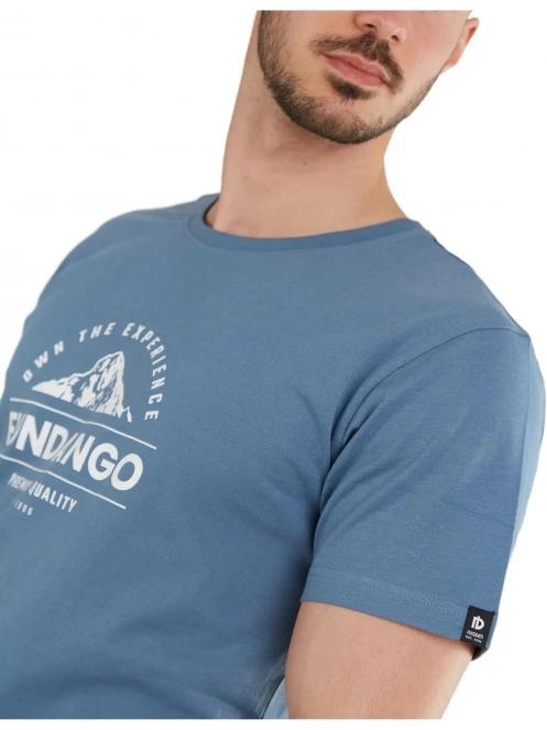 tricou cu maneci scurte pt. barbati Fundango Basic-T Logo 12 albastru 5