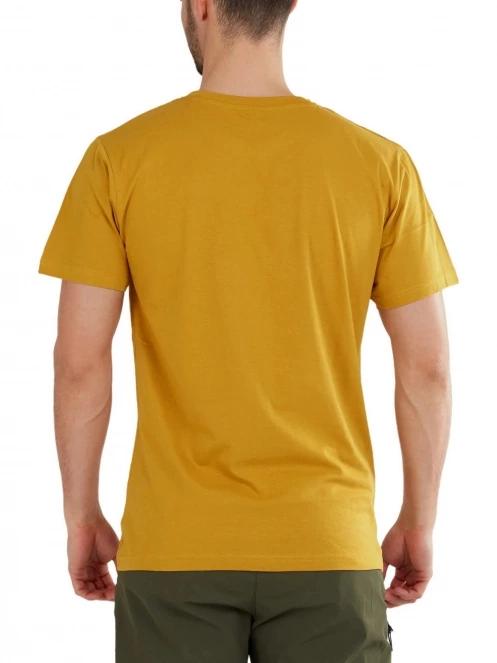 tricou cu maneci scurte pt. barbati Fundango Basic-T Logo 12 galben 3